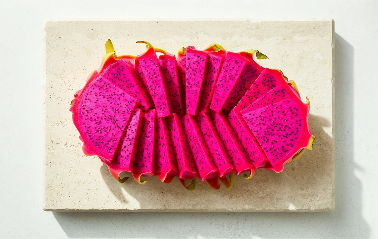Pitaya colombiana rica en fibra