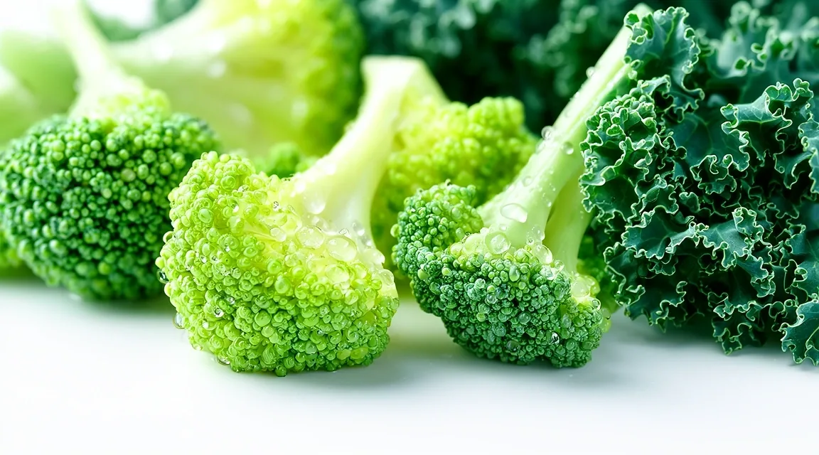 Textura de vegetales verdes