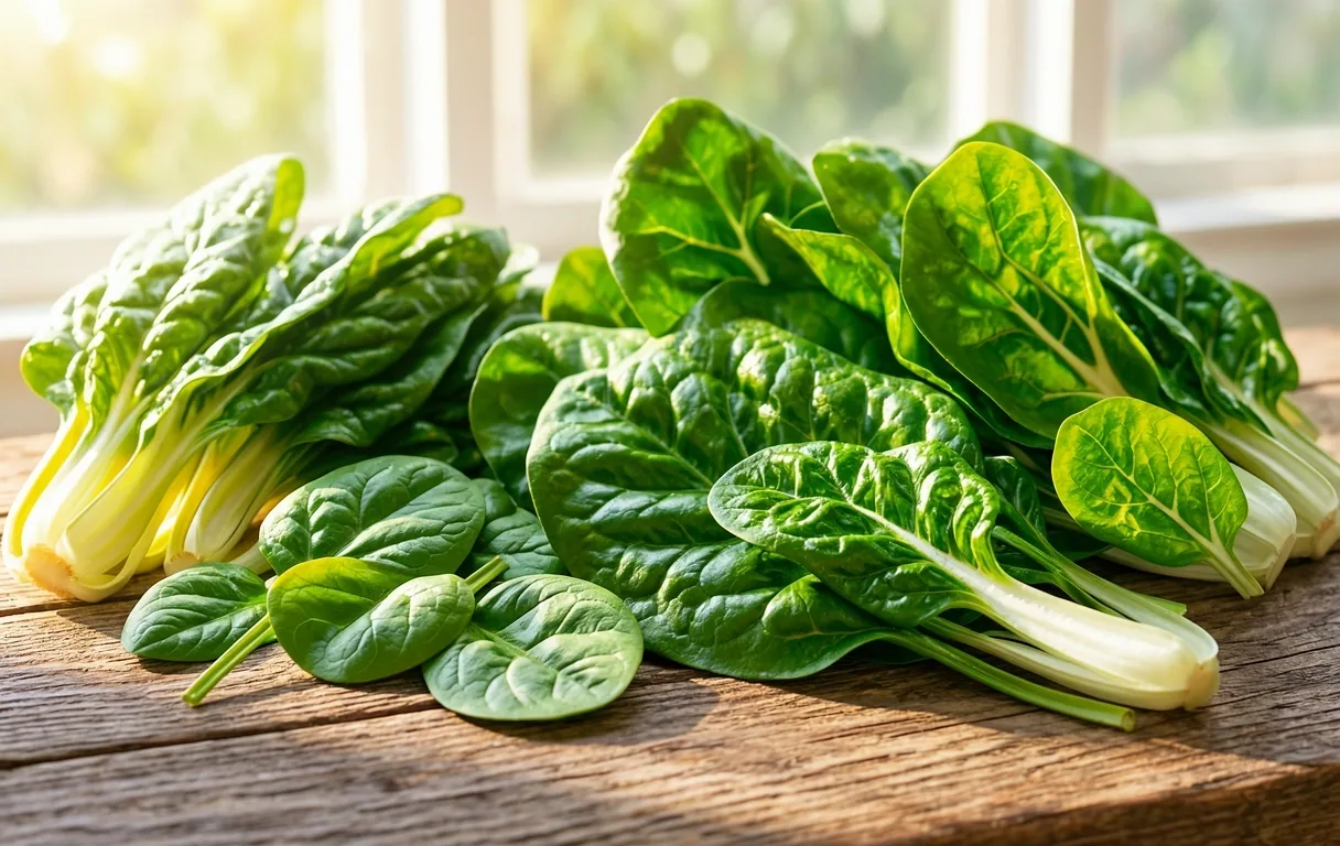 Hojas verdes nutritivas